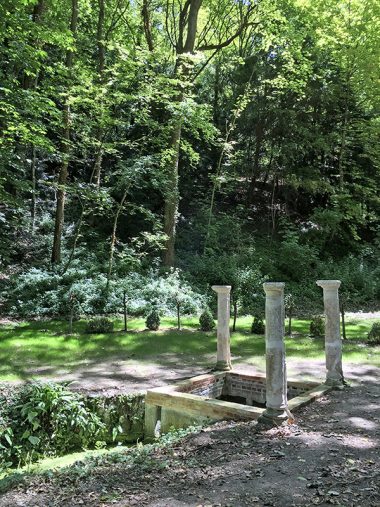 source galoromaine dans un domaine de la renaissance