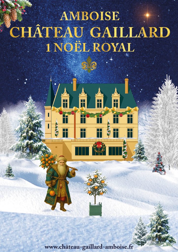 On célèbre les couleurs de Noël à Château Gaillard de 29 Novembre 2025 au 04 Janvier 2026